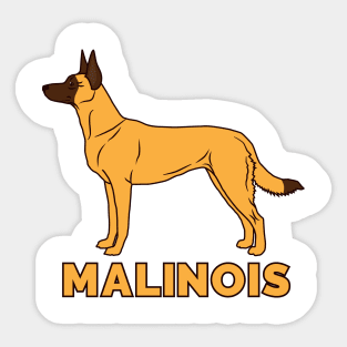 Malinois  - Belgian shepherd - Mechelaar Sticker